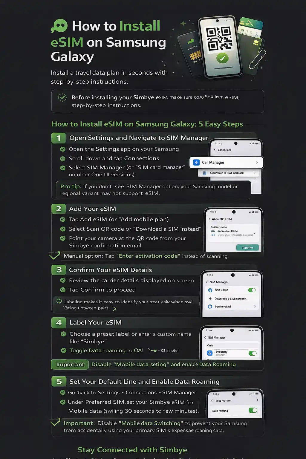 Instala eSIM en Samsung Galaxy: Guía rápida y fácil