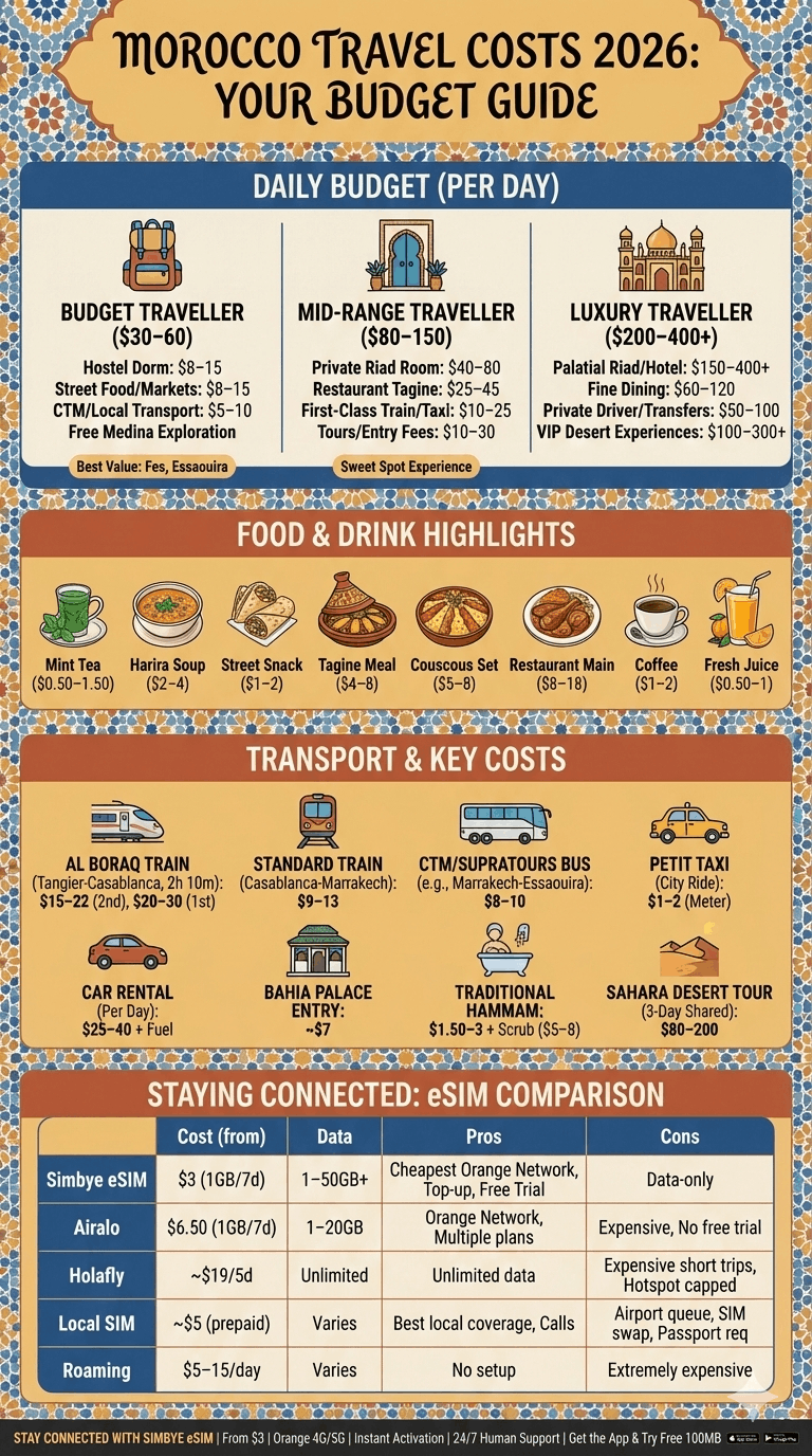 Quanto Costa un Viaggio in Marocco nel 2026?