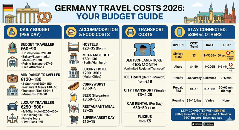 Quanto Costa un Viaggio in Germania nel 2026?