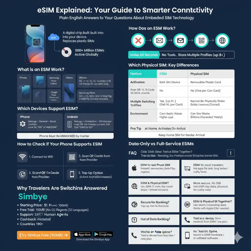 What Is an eSIM? Complete Guide to Embedded SIMs 2026