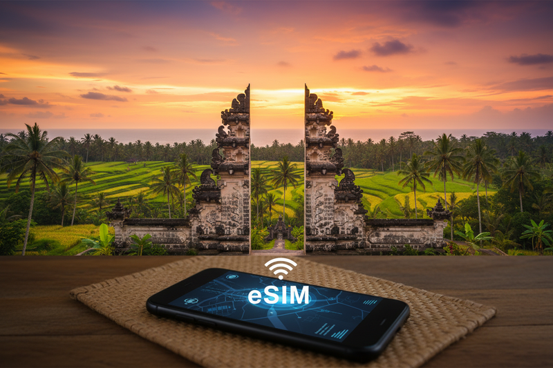 Beste eSIM für Indonesien & Bali 2026: Tarife, Preise & Flughafen-Guide