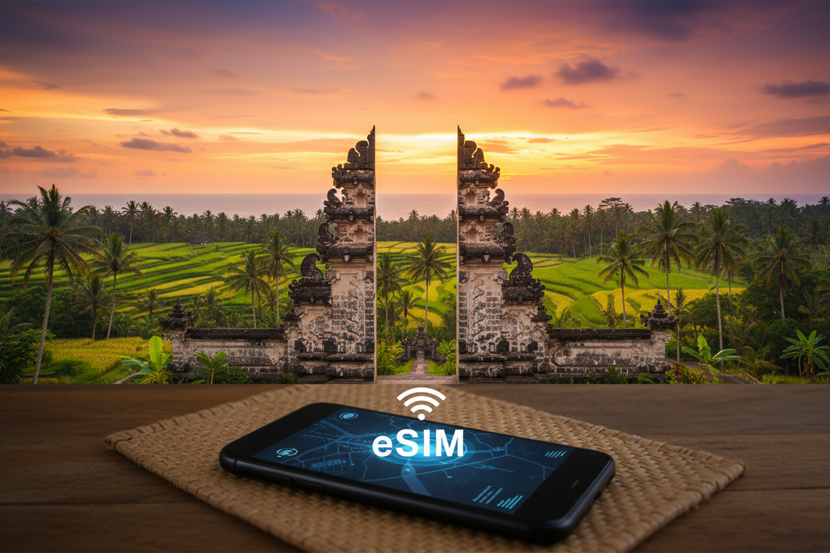 Beste eSIM für Indonesien & Bali 2026: Tarife, Preise & Flughafen-Guide