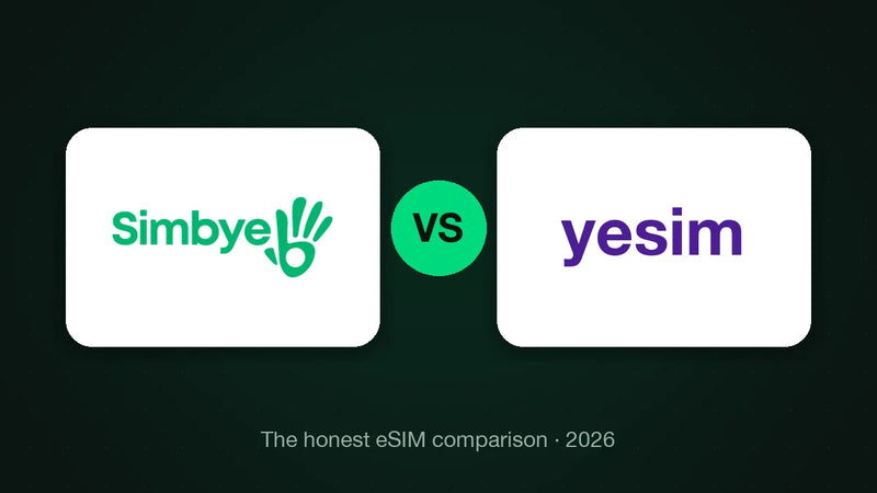 Simbye vs Yesim (2026): 실제 전화번호 vs 가상 번호