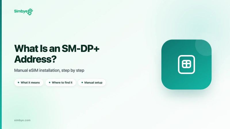 Cos'è un indirizzo SM-DP+? Come installare manualmente una eSIM sul telefono